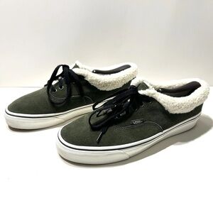 Vans Men's Olive Suede Sneakers